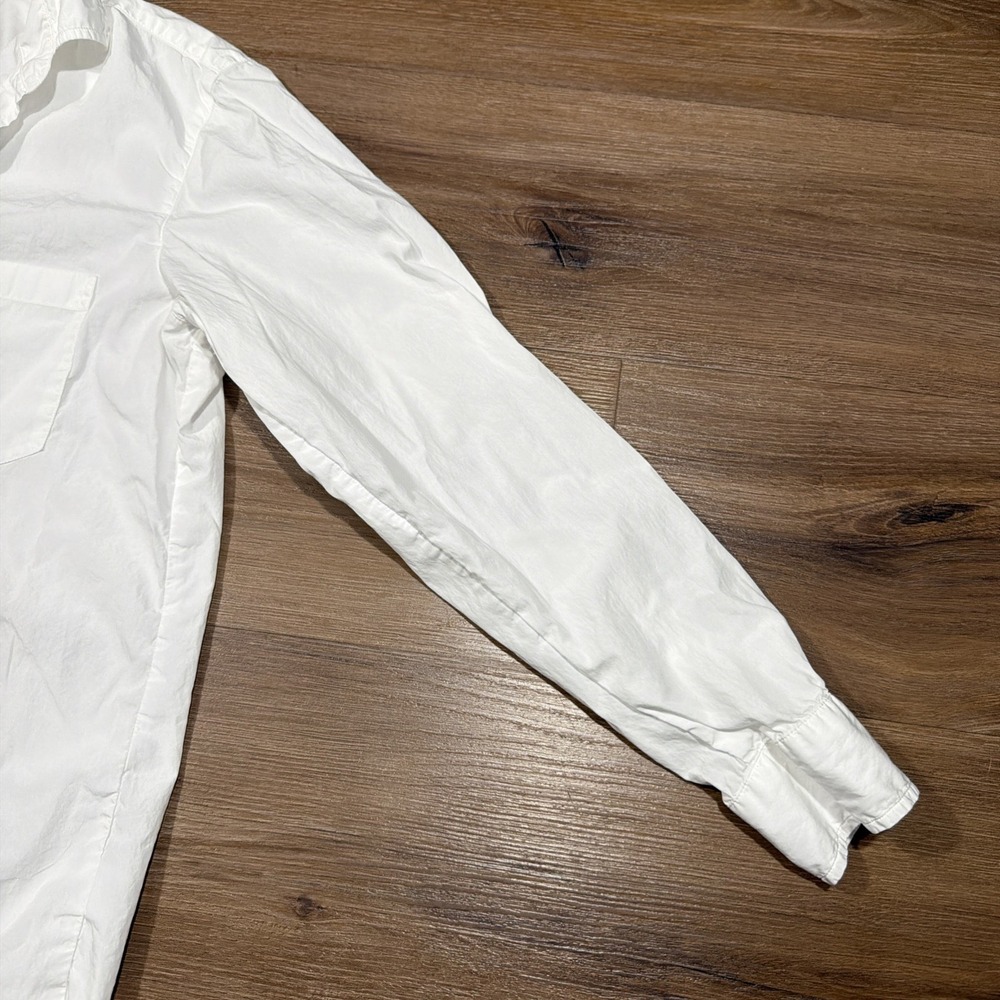 Frank & Eileen Joedy Shirt Women's SMALL White Cotton Button Up Casual Longsleve - Picture 5 of 14